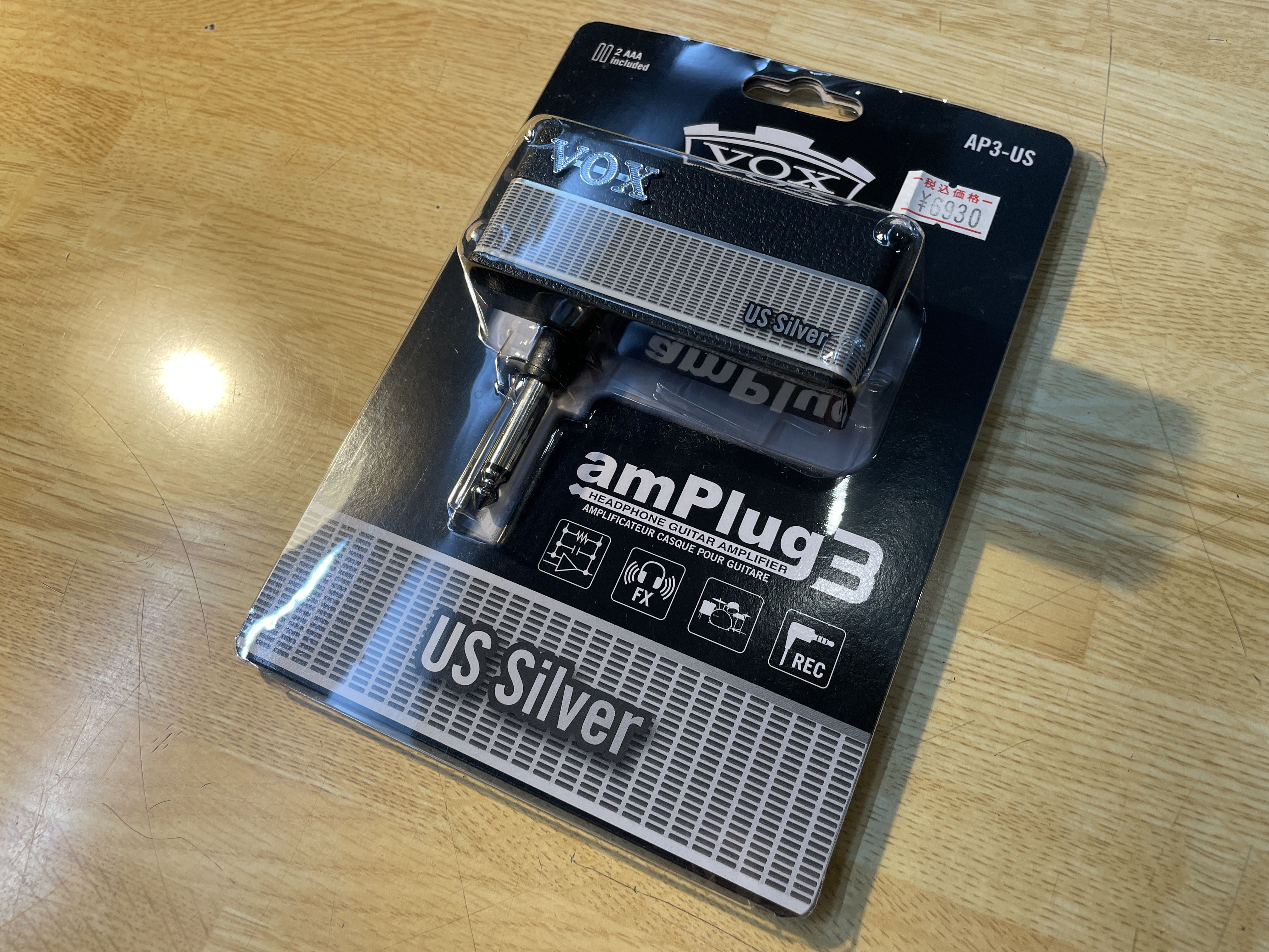 VOX　ヘッドホンアンプ　amPlug 3　US Silver　AP3-US
