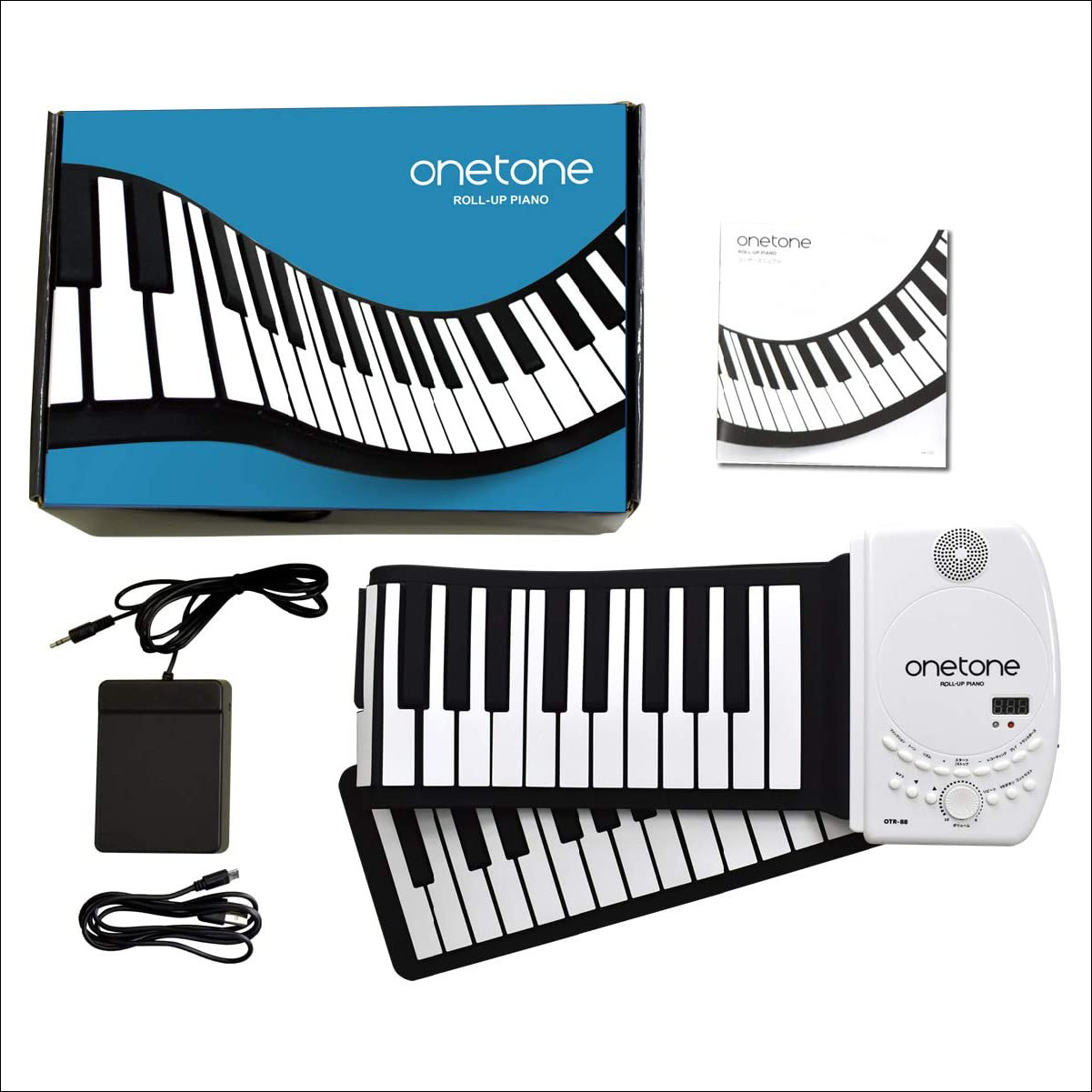 onetone ロールアップピアノ　88鍵盤　OTR-88